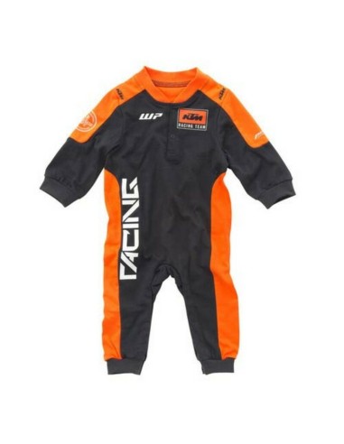 Pelele Bebé KTM Team Negro/Naranja