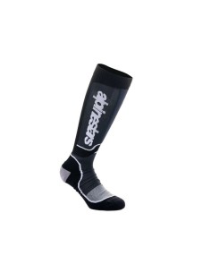 Calcetines Infantiles Alpinestars MX Plus Negro/Blanco