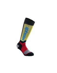 Calcetines Infantiles Alpinestars MX Plus Negro/Rojo
