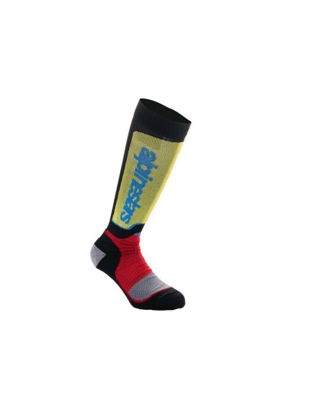 Calcetines Infantiles Alpinestars MX Plus Negro/Rojo