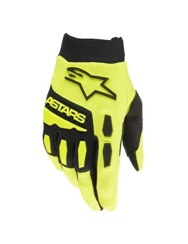 Guantes Alpinestars Full Bore Amarillo Flúor/Negro