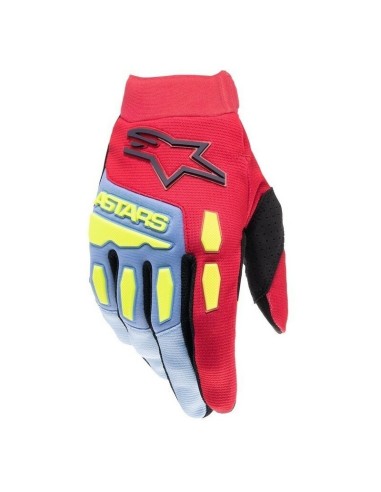 Guantes Alpinestars Full Bore Azul/Rojo