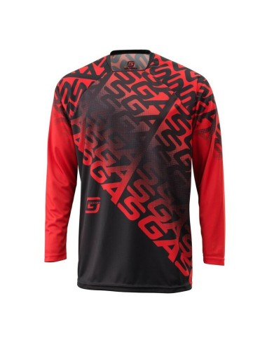 Jersey Gas Gas Off Road Negro/Rojo
