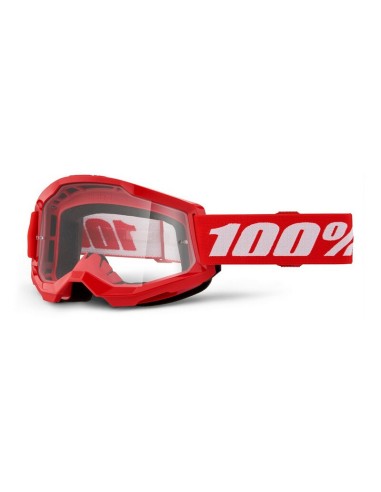 Gafas Infantiles 100% Strata 2 M2 Lente Transparente Rojo