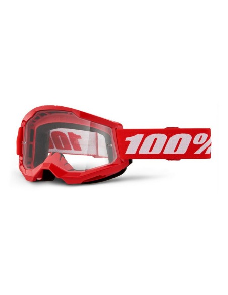 Gafas Infantiles 100% Strata 2 M2 Lente Transparente Rojo