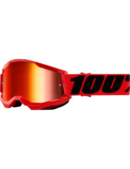 Gafas Infantiles 100% Strata 2 Red Lente Espejo
