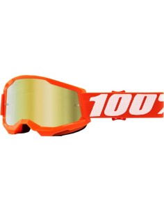 Gafas Infantiles 100% Strata 2 Orange Lente Espejo