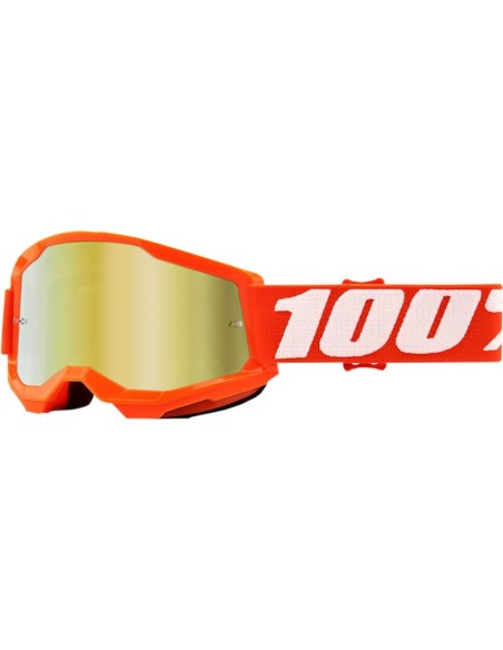 Gafas Infantiles 100% Strata 2 Orange Lente Espejo