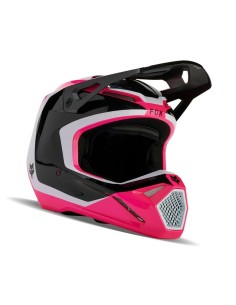 Casco Fox V1 Nitro Negro/Rosa