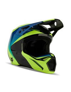 Casco Fox V1 Streak Negro/Amarillo