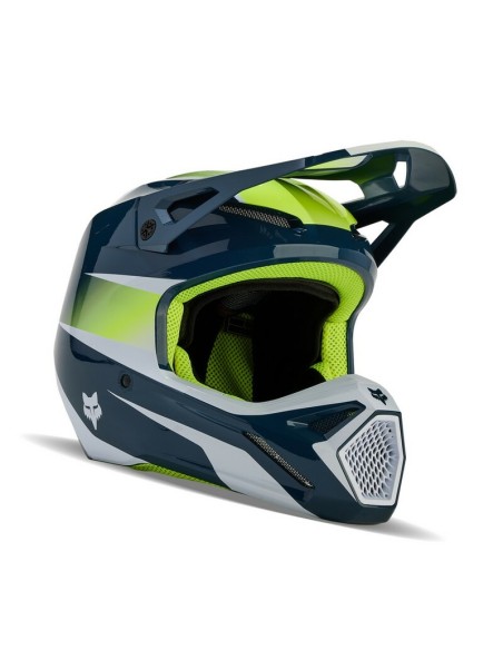 Casco Fox V1 Flora Azul Marino