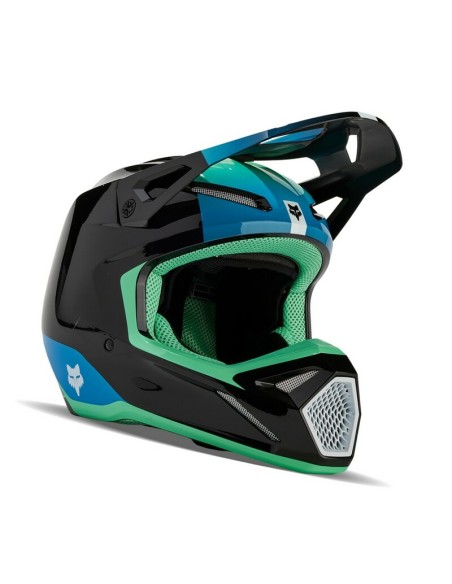 Casco Fox V1 Ballast Negro/Azul