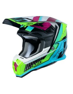 Casco Just1 J-22-F Frenetik Lima Fluo/Negro