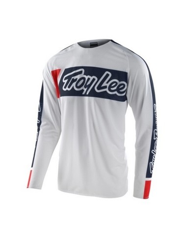 Jersey Troy Lee Designs Air Pro VOX SE Blanco
