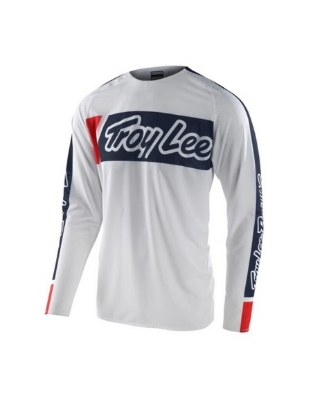 Jersey Troy Lee Designs Air Pro VOX SE Blanco