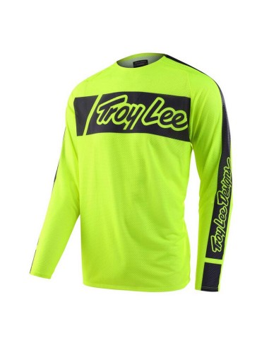Jersey Troy Lee Designs SE PRO Air Vox Amarillo Fluo