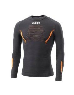 Camiseta Interior Manga Larga KTM Summer Performance Negro/Naranja