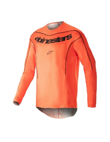 Jersey Alpinestars Fluid Lurv Naranja Fluor/Negro