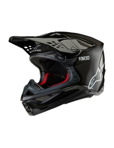 Casco Alpinestars Supertech M10 Solid Negro Brillante