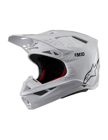 Casco Alpinestars Supertech M10 Solid Blanco