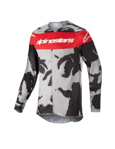 Jersey Alpinestars Racer Tactical Gris/Rojo