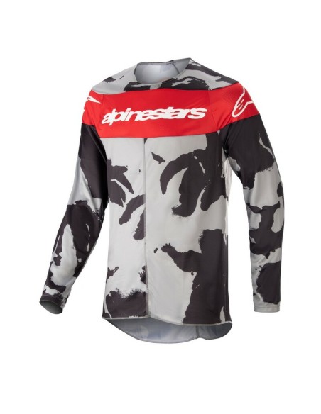 Jersey Alpinestars Racer Tactical Gris/Rojo
