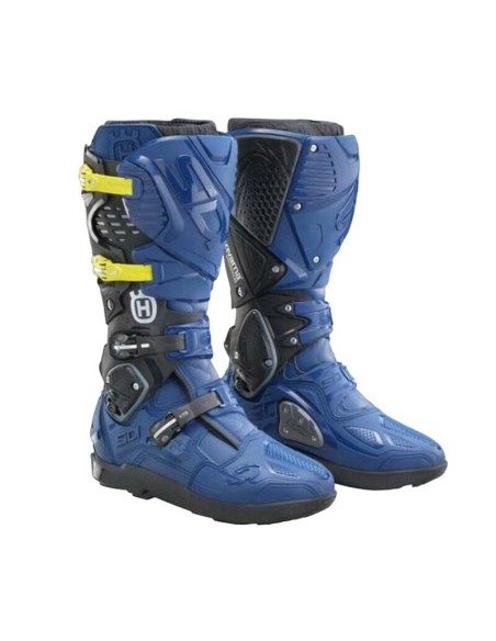 Botas Husqvarna Crossfire 3 SRS Azul/Amarillo