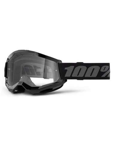 Gafas 100% Strata 2 M2 Lente Transparente Negro
