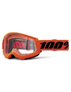 Gafas 100% Strata 2 M2 Lente Transparente Naranja