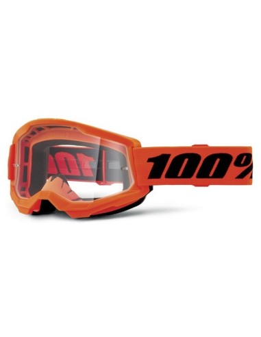 Gafas 100% Strata 2 M2 Lente Transparente Naranja