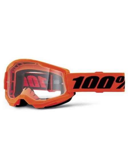 Gafas 100% Strata 2 M2 Lente Transparente Naranja