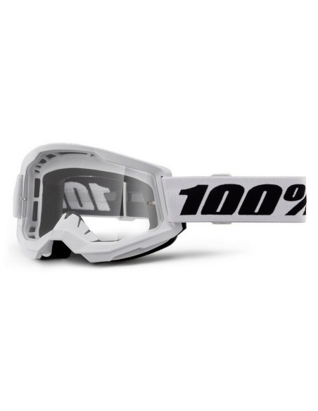 Gafas 100% Strata 2 M2 Lente Transparente Blanco