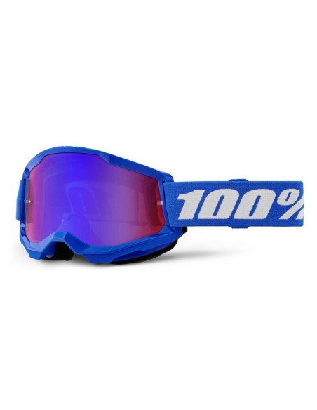 Gafas 100% Strata 2 M2 Lente Espejo Azul