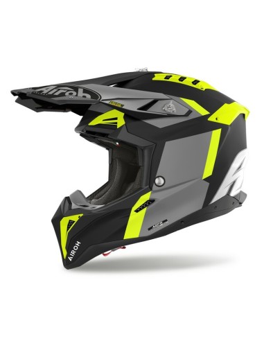 Casco Airoh Aviator 3 Glory Amarillo