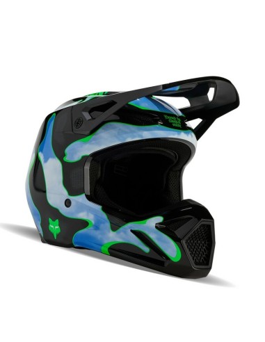 Casco Fox V1 Atlas Negro/Verde