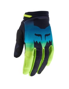 Guantes Mujer Fox 180 Flora Negro/Amarillo