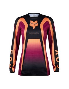 Jersey Mujer Fox 180 Ballast Negro/Granate