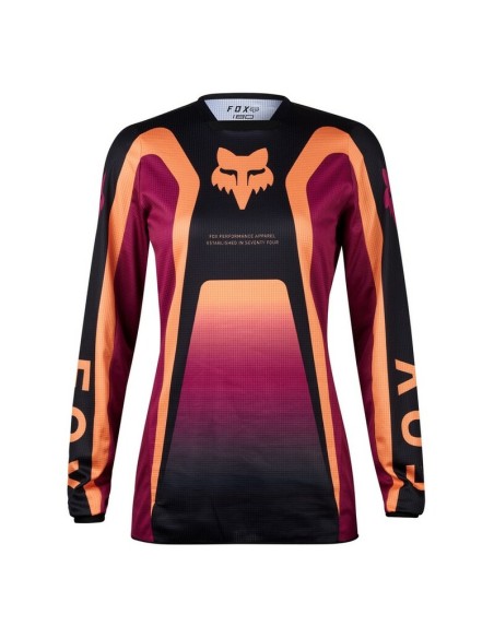 Jersey Mujer Fox 180 Ballast Negro/Granate