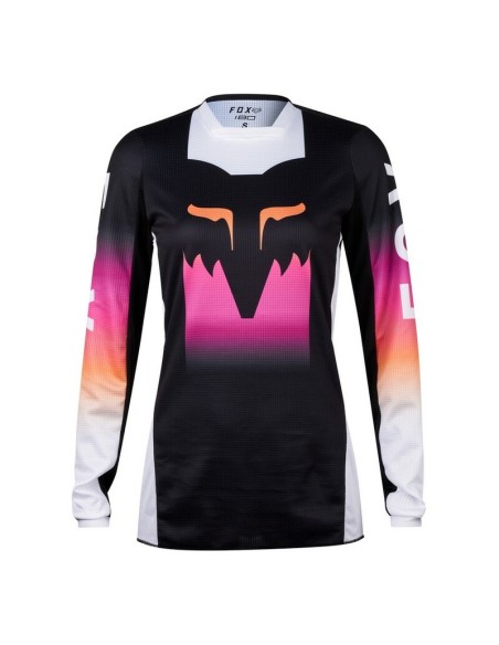 Jersey Mujer Fox 180 Flora Negro/Rosa