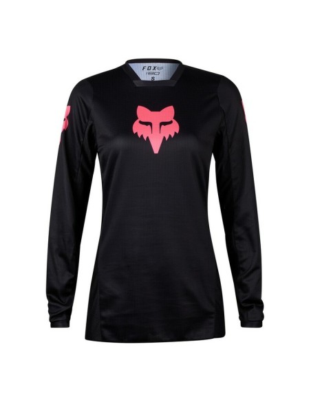 Jersey Mujer Fox 180 Blackout Negro/Rosa