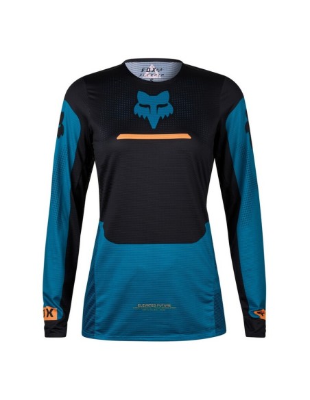 Jersey Mujer Fox Flexair Optical Azul/Negro
