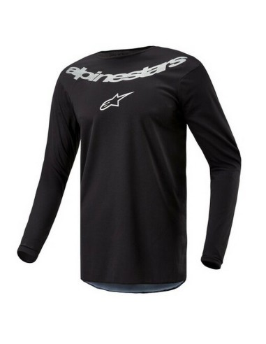 Jersey Alpinestars Fluid Graphite Negro/Plata