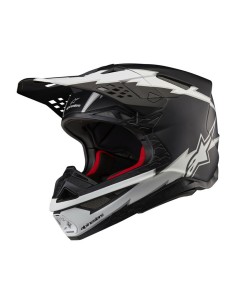 Casco Alpinestars Supertech M10 Ampress Negro/Blanco