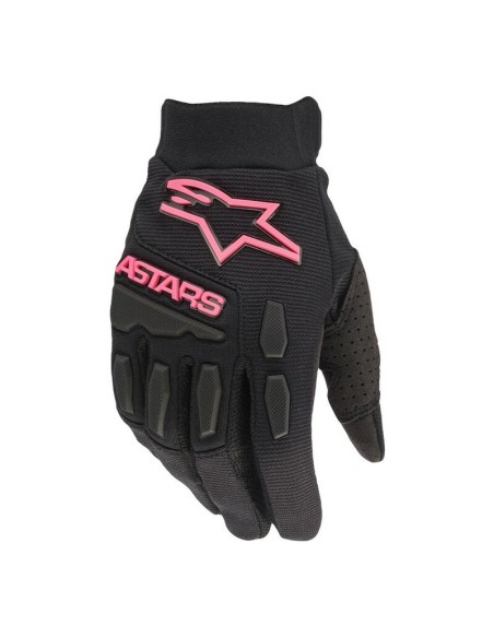 Guantes Mujer Alpinestars Full Bore Negro/Rosa