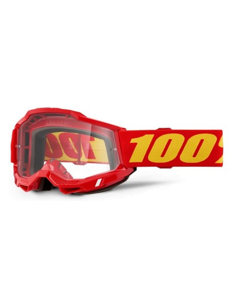 Gafas 100% Accuri 2 M2 Lente Transparente Rojo
