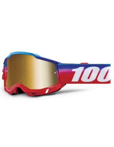 Gafas 100% Accuri 2 Lente Espejo Oro