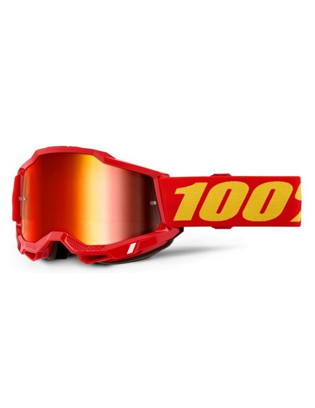 Gafas 100% Accuri 2 M2 Lente Espejo Rojo
