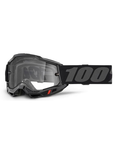 Gafas 100% Accuri 2 Enduro M2 Lente Transparente Negro