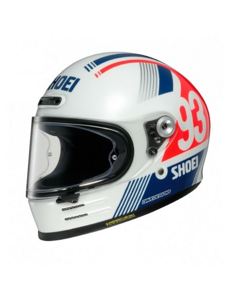 Casco Shoei Glamster MM93 Retro TC10 Blanco