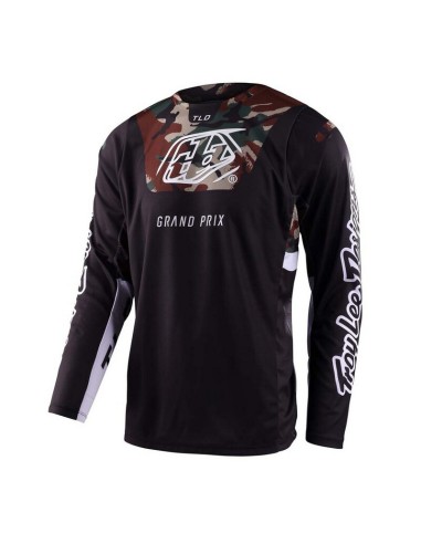 Jersey Troy Lee Designs GP PRO Blends Camuflaje Negro